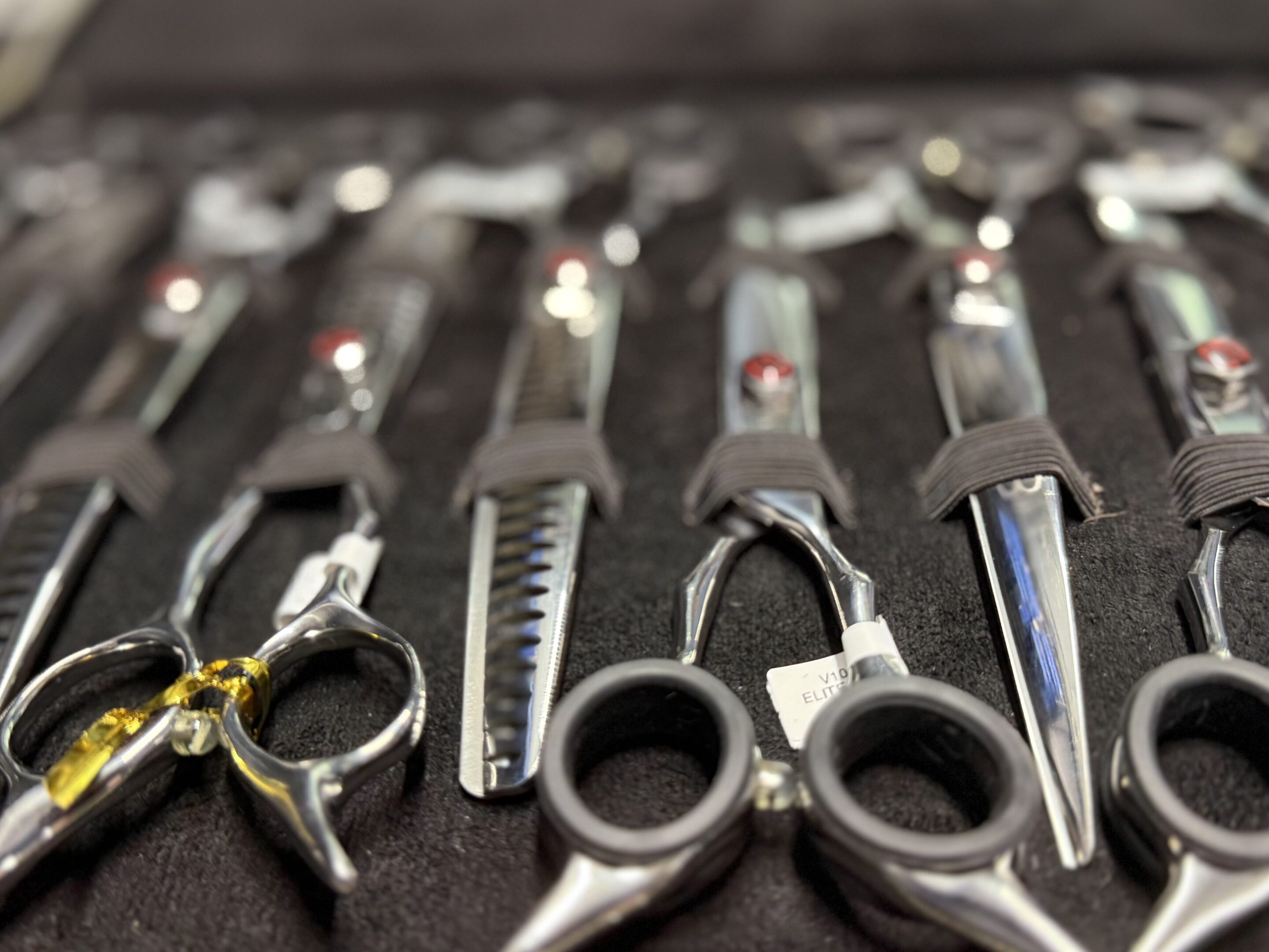 Elite V10 steel shears, our highest quality line for discerning professionals.